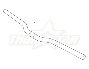 Handlebar- (22mm x 520mm) Thumpstar TSE12 and TSE16 | TS-7816